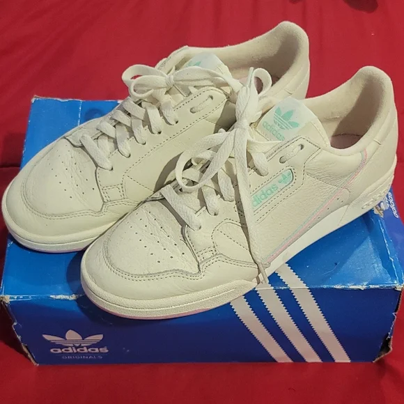 adidas gazelle silver green womens Used Adidas Golf Shoes Size 9 – cssportinggoods main image 1